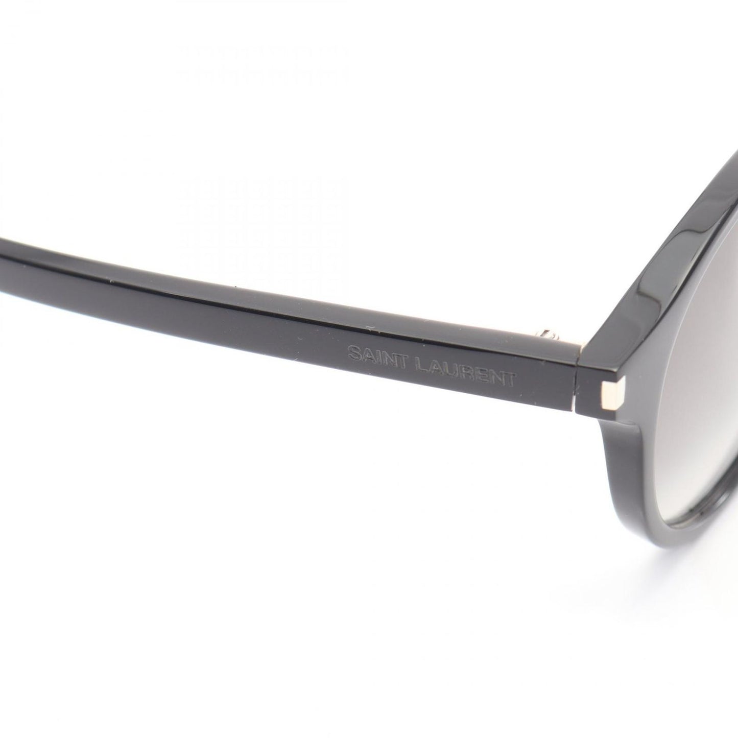 Saint Laurent Paris Sunglasses Round Black Gray Eyewear — view 7