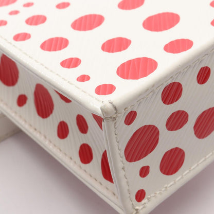 Louis Vuitton Handbag Yayoi Kusama Petite Sac Plat 2-Way White Red Leather LV Yk — view 6