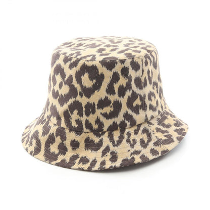 Dior Hat Mizza Leopard Oblique Reversible Bucket Hats — view 2