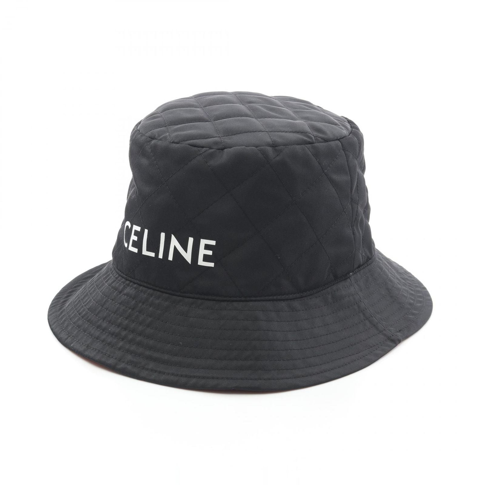 Celine Nylon Twill Quilted Bucket