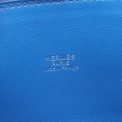 Hermes Handbag Bolide 27 2-Way Blue Zanzibar Leather — view 4