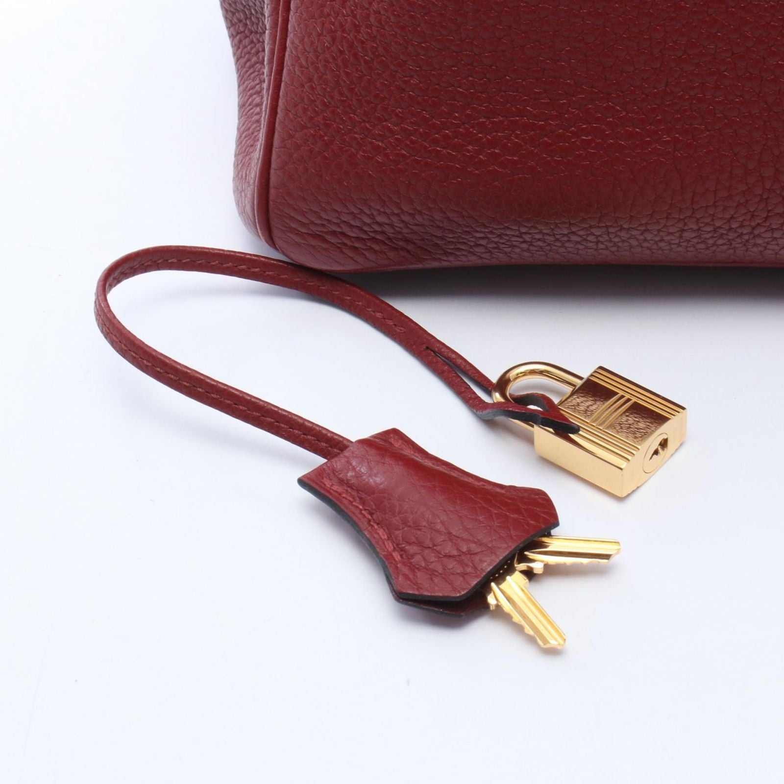 Hermes Handbag Birkin 30 Ruby Leather — view 6