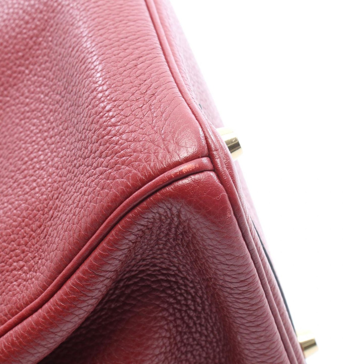 Hermes Handbag Birkin 30 Ruby Leather — view 7