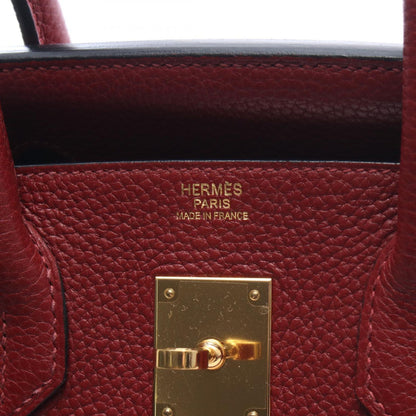 Hermes Handbag Birkin 30 Ruby Leather — view 4
