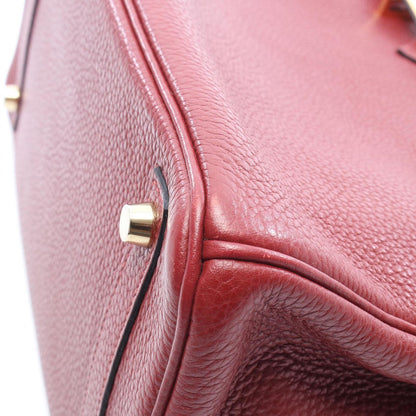 Hermes Handbag Birkin 30 Ruby Leather — view 8