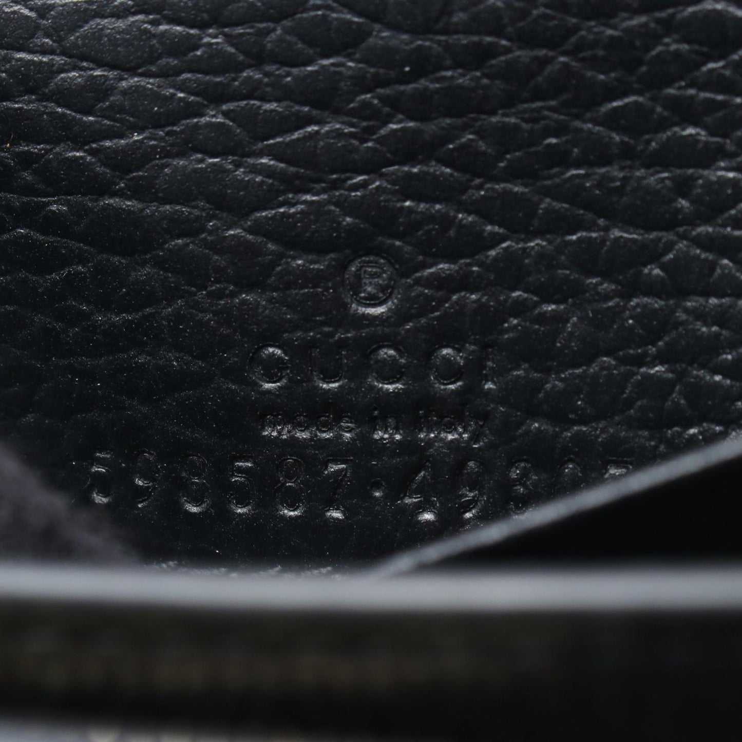Gucci Bifold Wallet GG Marmont Beige Black Leather Canvas Double Bicolor Compact — view 4