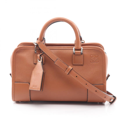 Loewe Handbag Amazona 23 2-Way Brown Leather