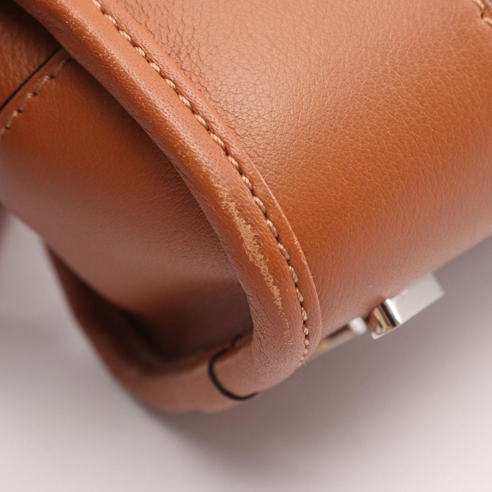 Loewe Handbag Amazona 23 2-Way Brown Leather — view 7