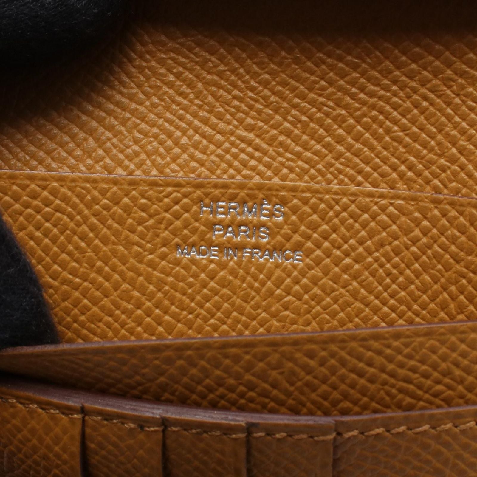 Hermes Bifold Wallet Bearn Compact Sesame Leather Calf — view 4