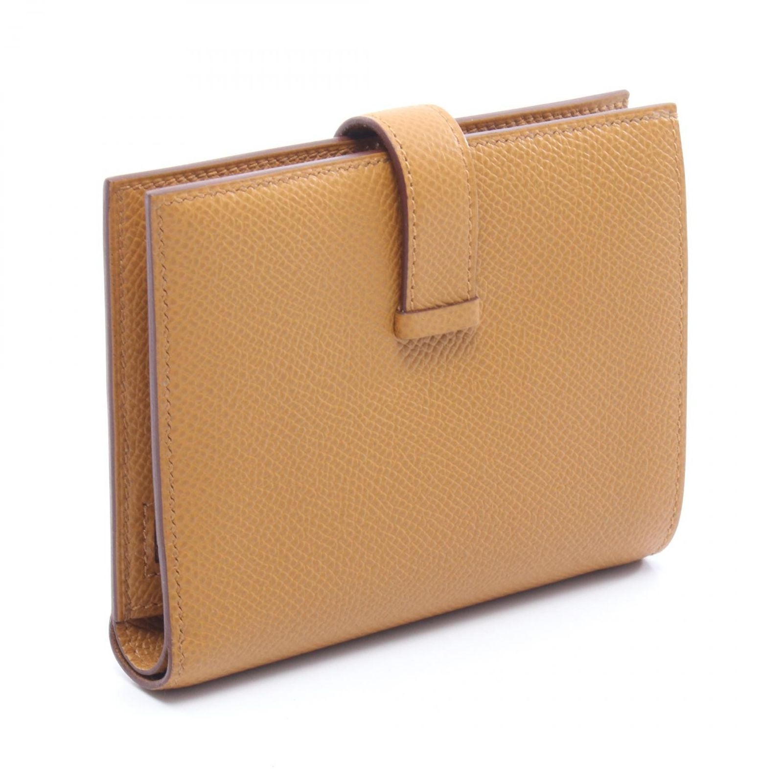 Hermes Bifold Wallet Bearn Compact Sesame Leather Calf — view 2
