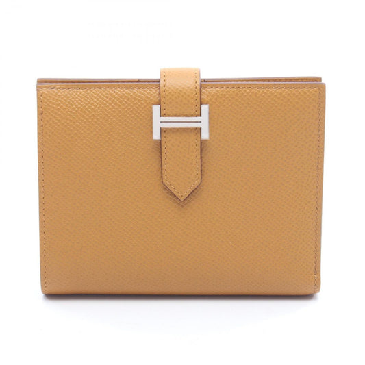 Hermes Bifold Wallet Bearn Compact Sesame Leather Calf