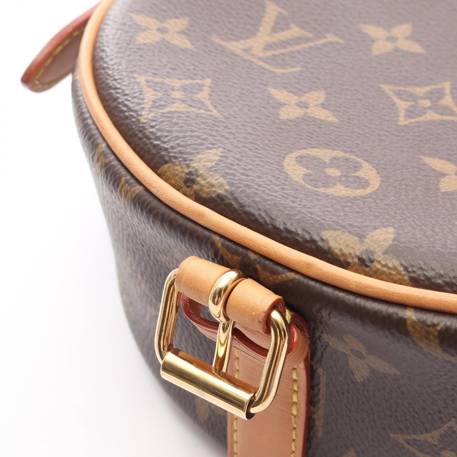 Louis Vuitton Shoulder Bag Tambourine Canvas Leather — view 8