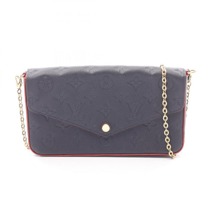 Louis Vuitton Shoulder Bag Pochette Felicie Marie Nuit Leather