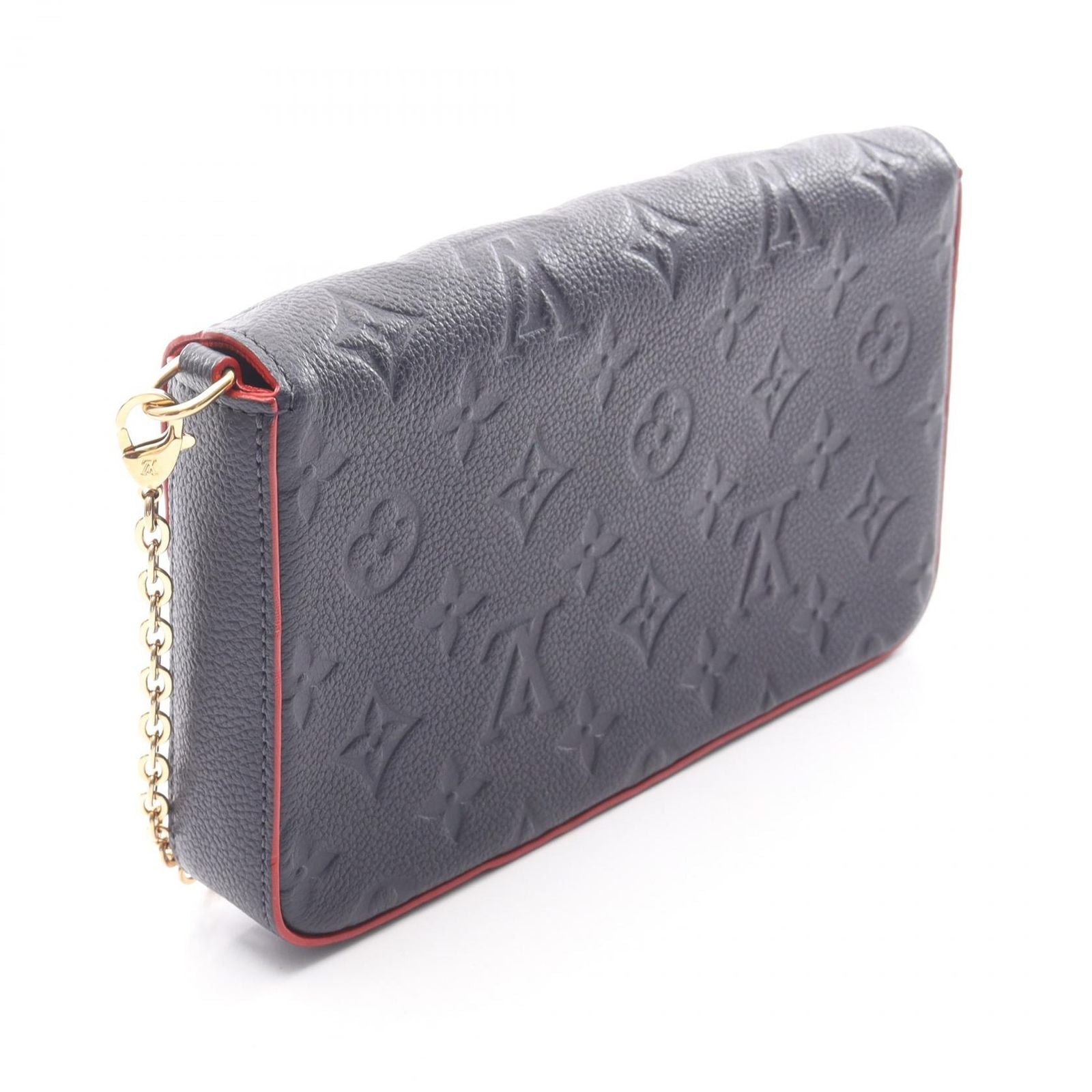 Louis Vuitton Shoulder Bag Pochette Felicie Marie Nuit Leather — view 2
