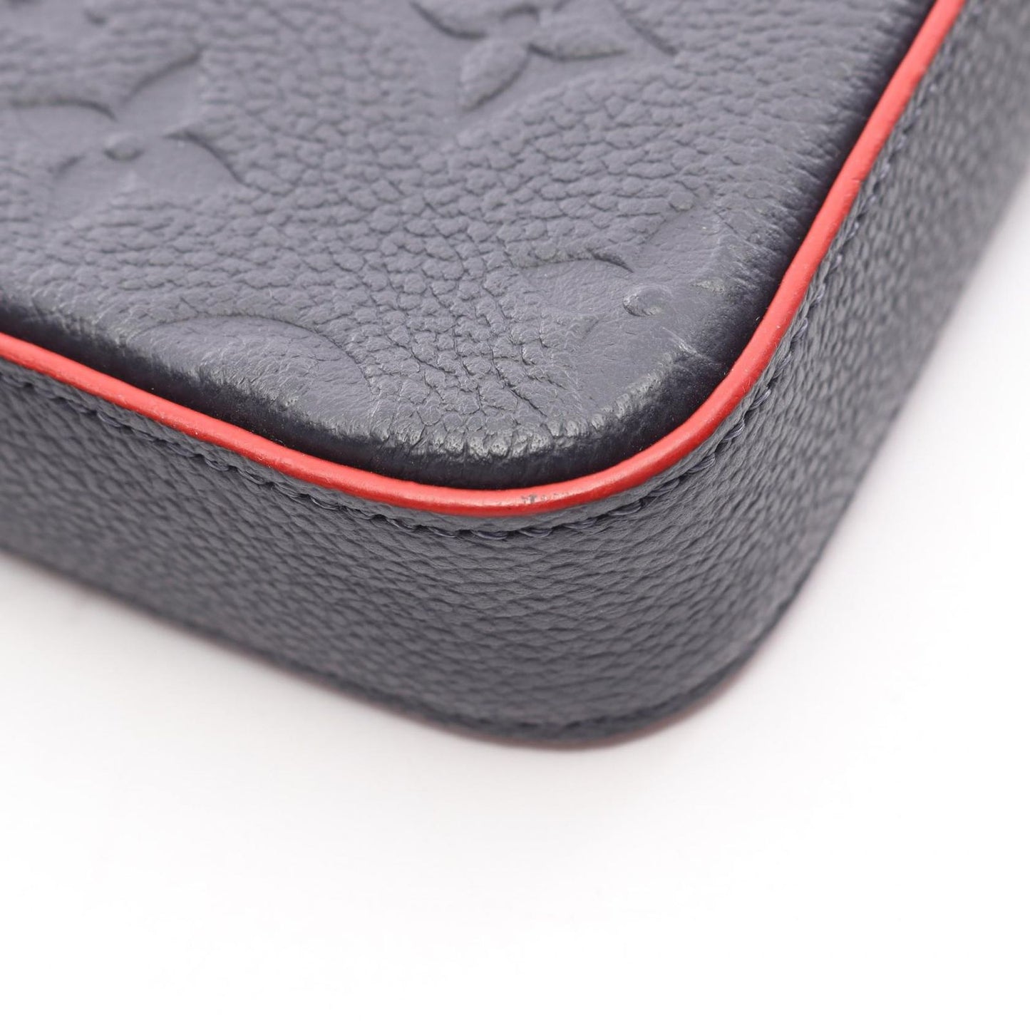 Louis Vuitton Shoulder Bag Pochette Felicie Marie Nuit Leather — view 8