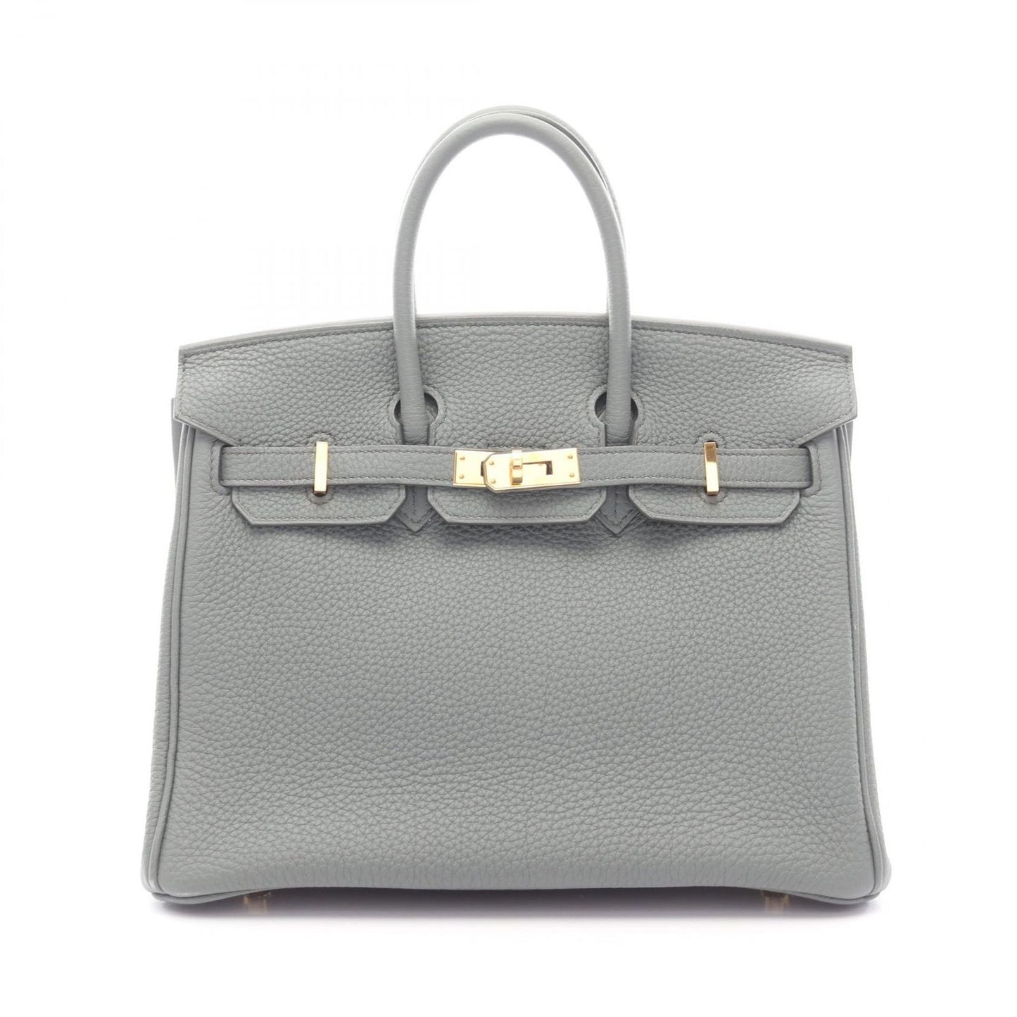 Hermes Handbag Birkin 25 Vert Amand Leather