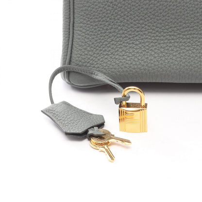 Hermes Handbag Birkin 25 Vert Amand Leather — view 6