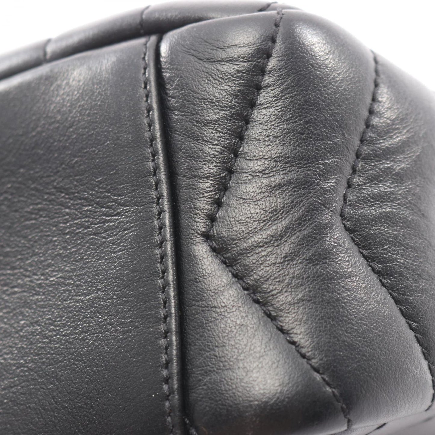 Saint Laurent Paris Shoulder Bag Lou Mini Black Leather — view 6