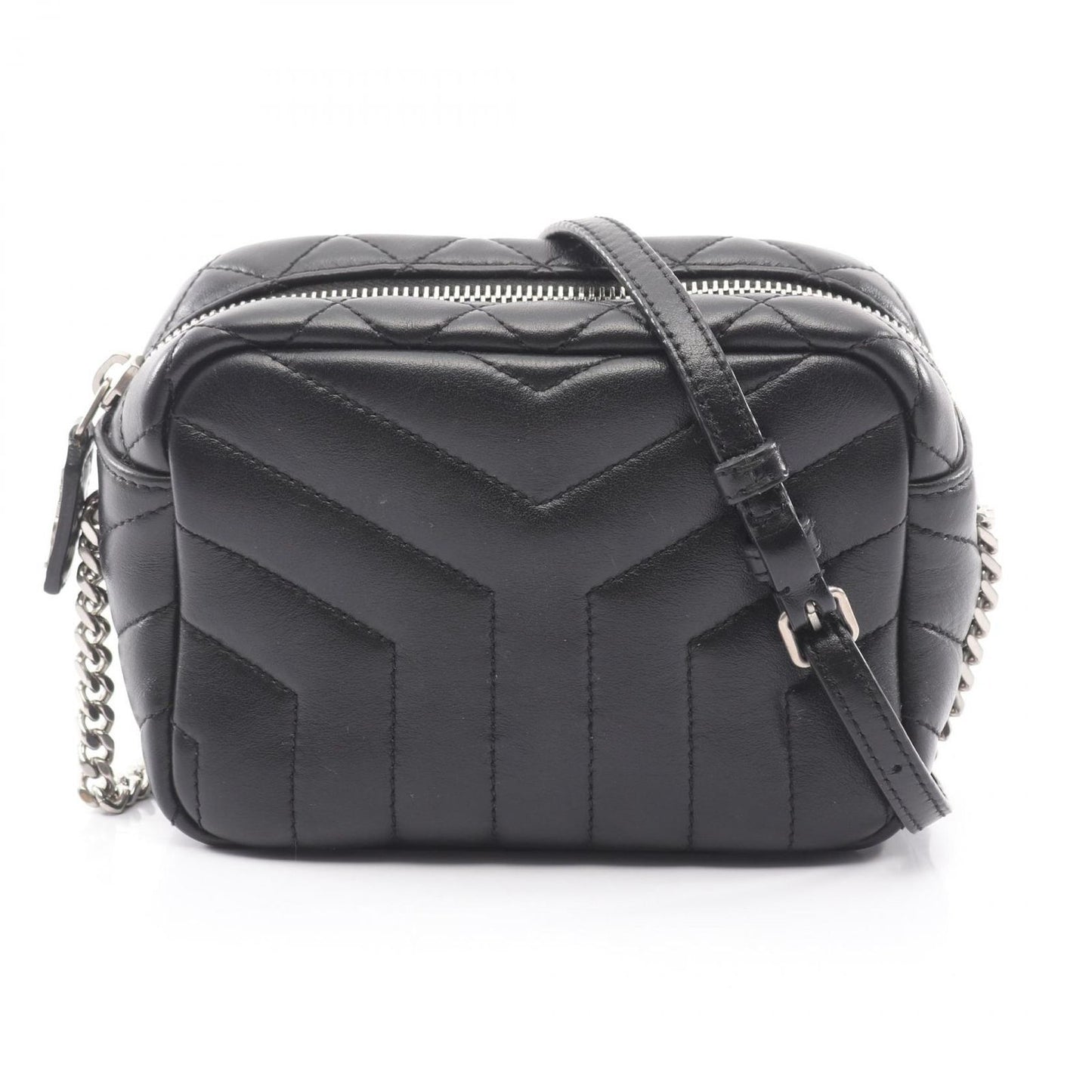 Saint Laurent Paris Shoulder Bag Lou Mini Black Leather