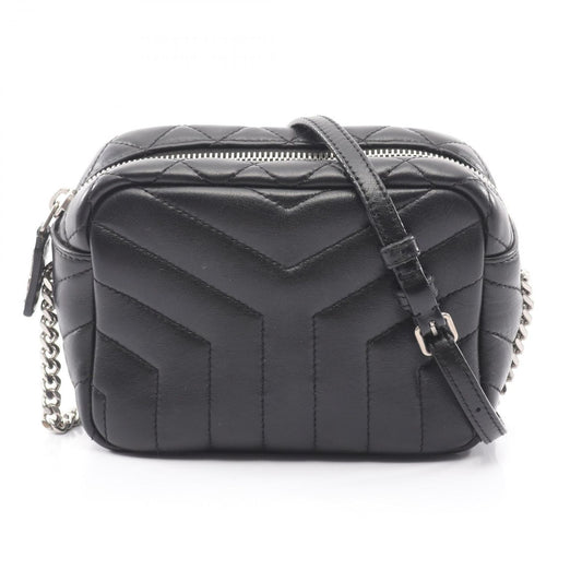 Saint Laurent Paris Shoulder Bag Lou Mini Black Leather