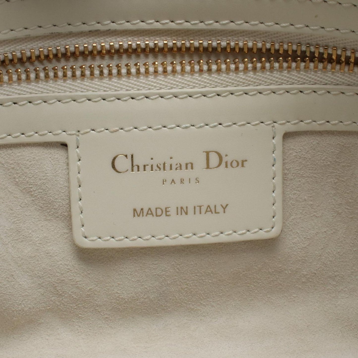 Dior Shoulder Bag Travel Nomad Pouch Cannage White Leather — view 4