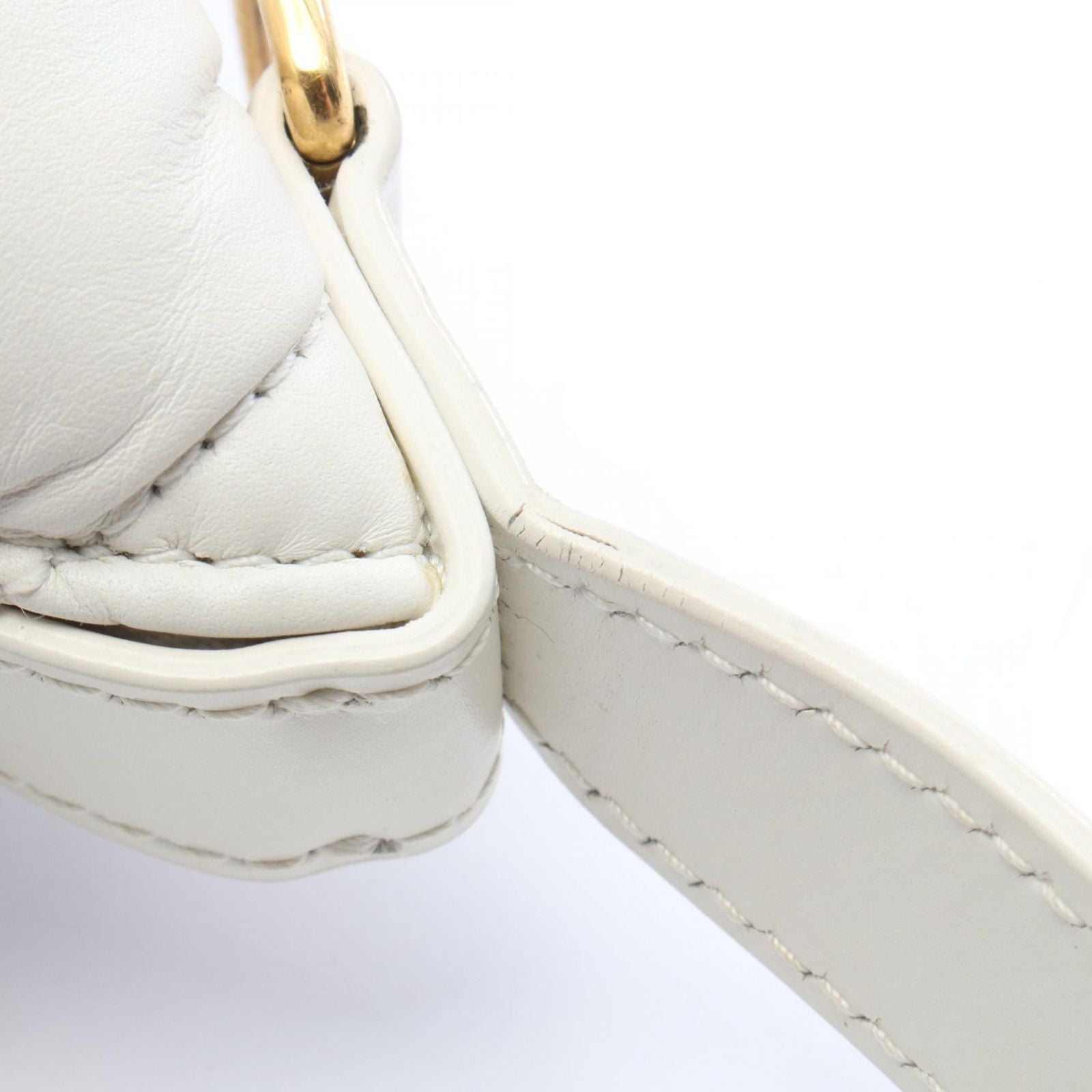 Dior Shoulder Bag Travel Nomad Pouch Cannage White Leather — view 8