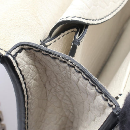 Dior Shoulder Bag J'adior Mosaic Logo Ivory Leather J'adior Chain — view 5