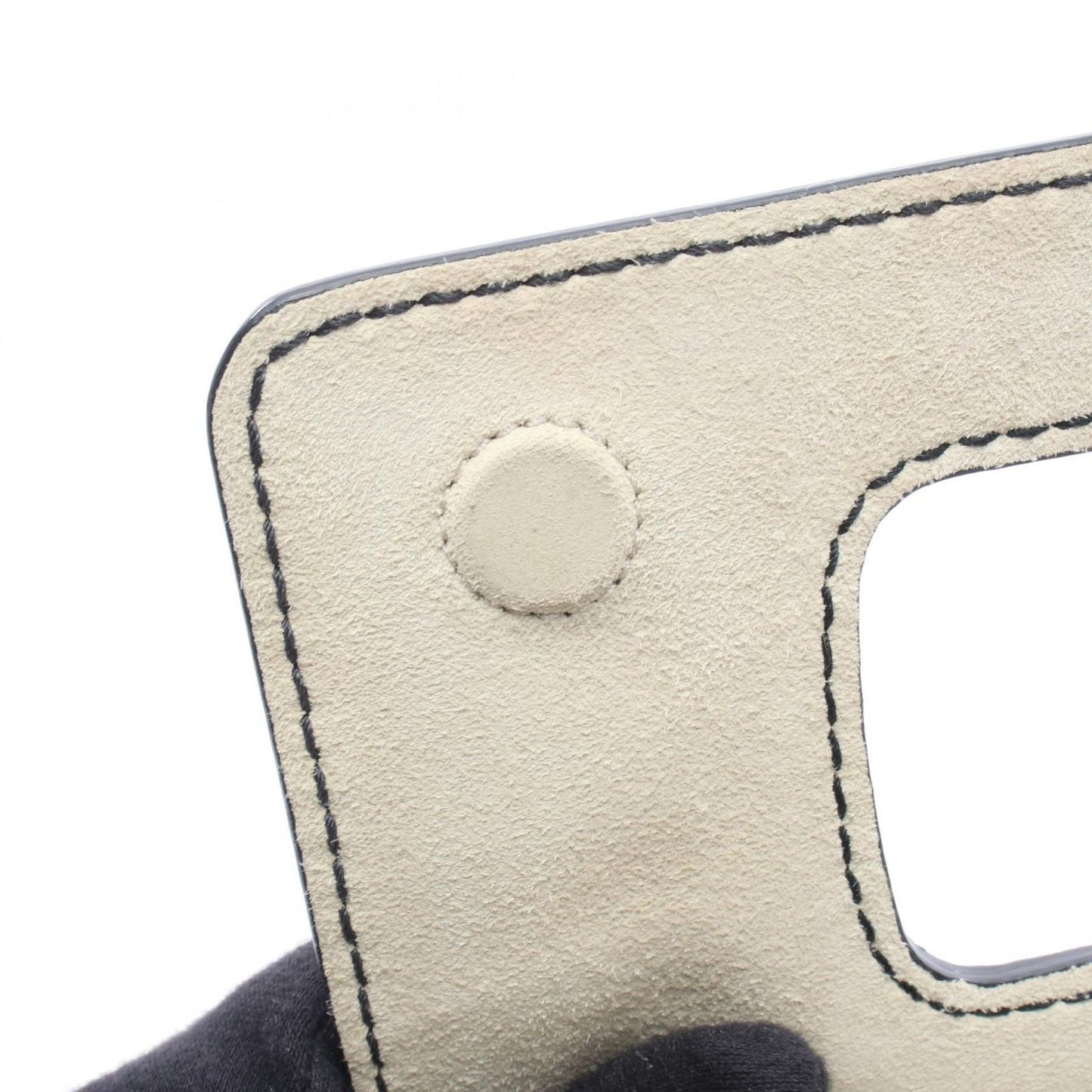Dior Shoulder Bag J'adior Mosaic Logo Ivory Leather J'adior Chain — view 6