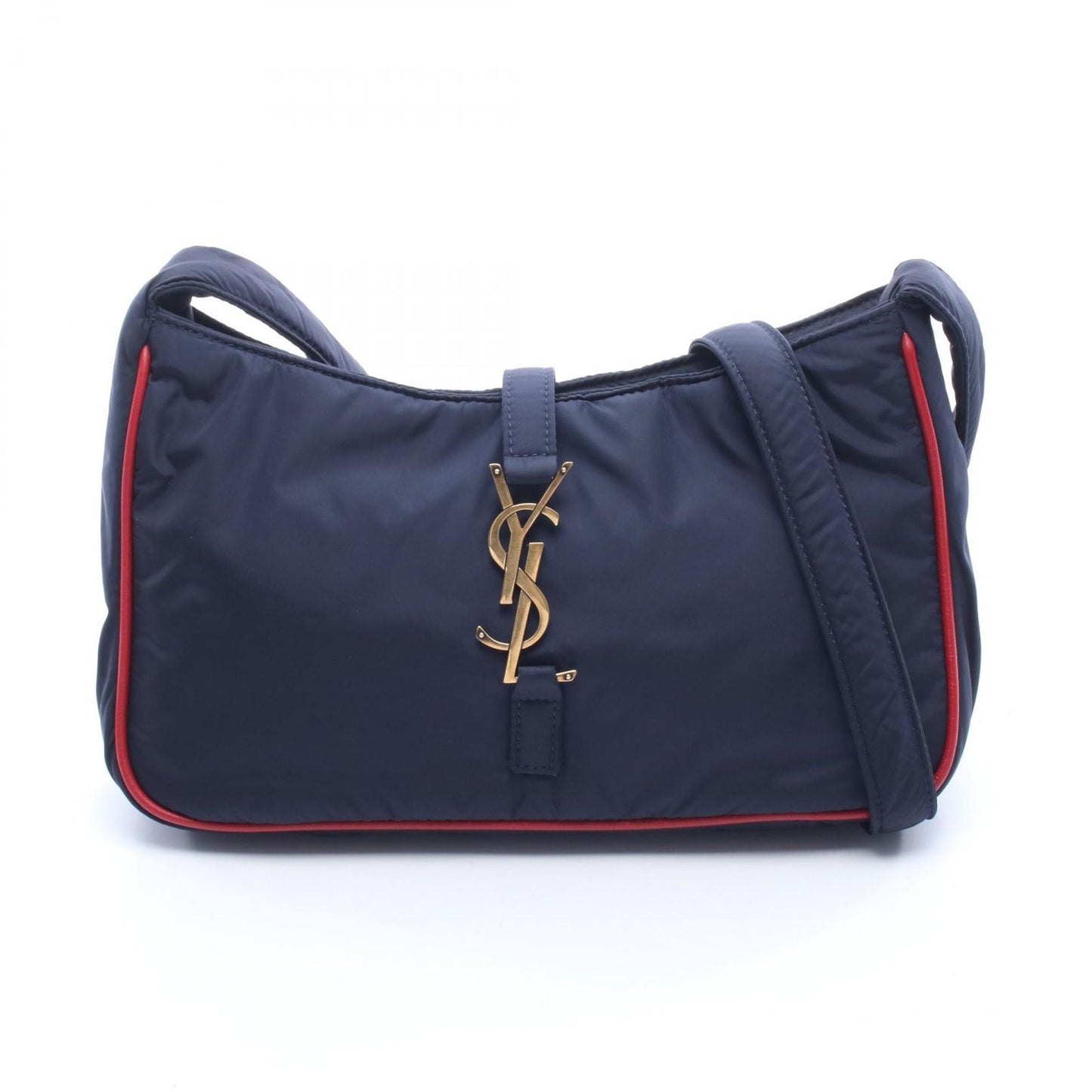 Saint Laurent Paris Shoulder Bag le Cassette Navy Nylon Leather le 5 a 7