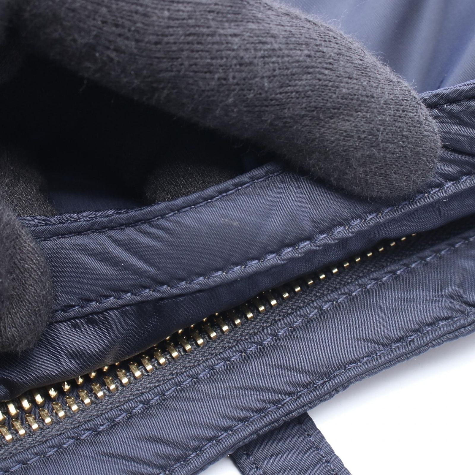 Saint Laurent Paris Shoulder Bag le Cassette Navy Nylon Leather le 5 a 7 — view 5