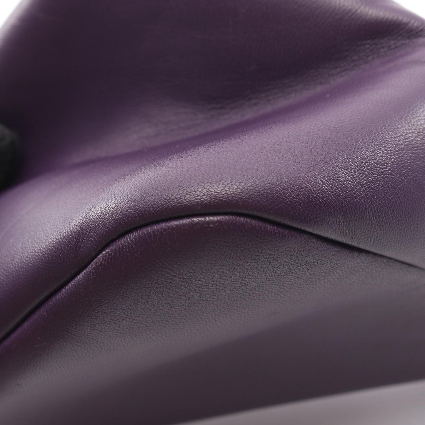 Prada Handbag Triangle 2-Way Purple Leather Bag — view 8