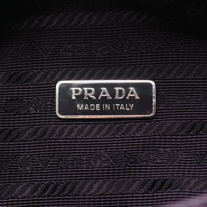Prada Handbag Triangle 2-Way Purple Leather Bag — view 4