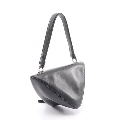 Prada Handbag Triangle 2-Way Black Leather Bag — view 2