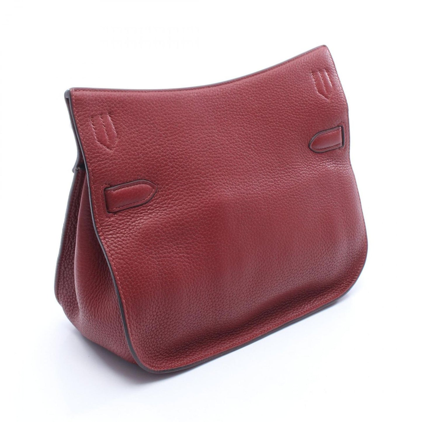 Hermes Shoulder Bag Gipsiere 28 Rouge Casac Ash Leather — view 2