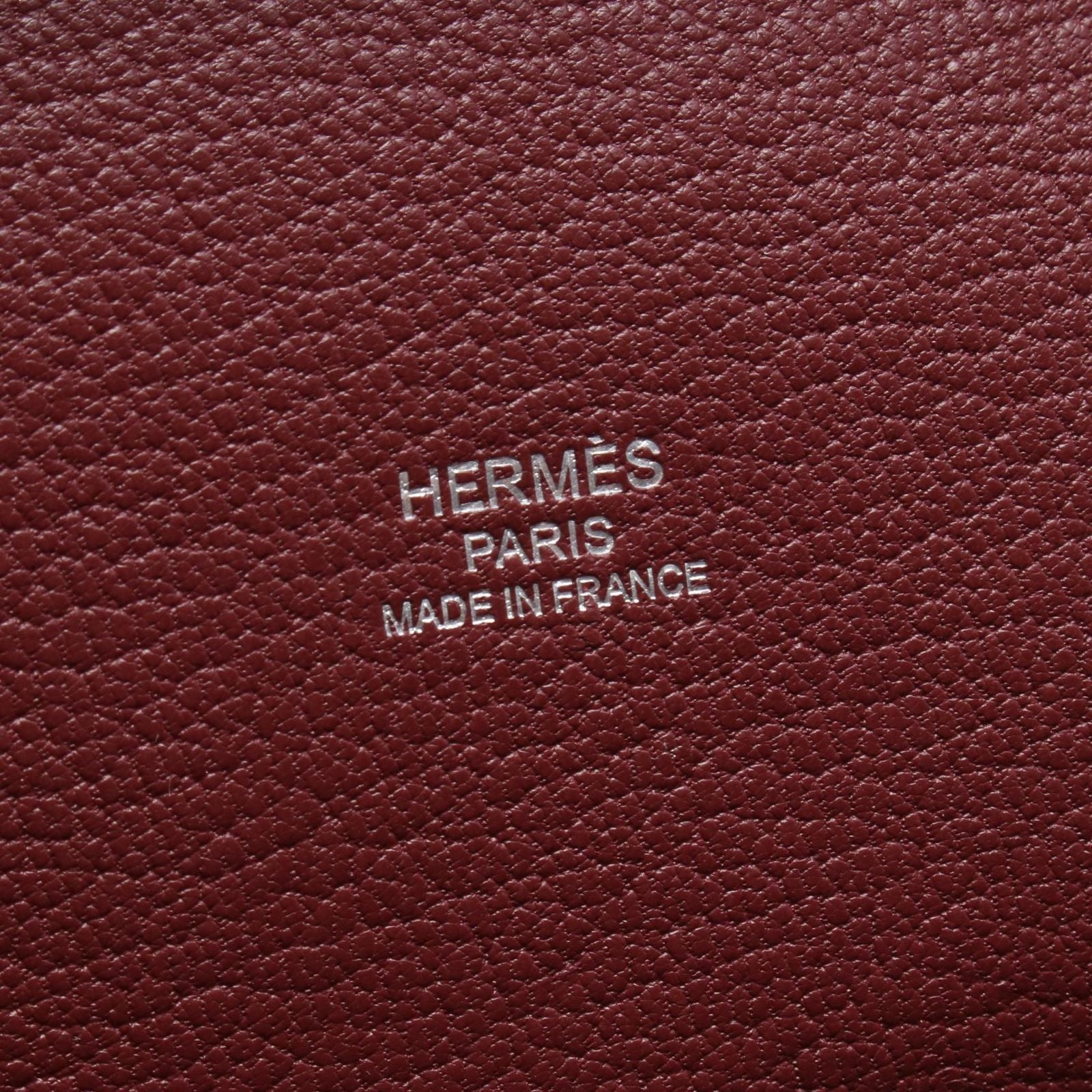 Hermes Shoulder Bag Gipsiere 28 Rouge Casac Ash Leather — view 4