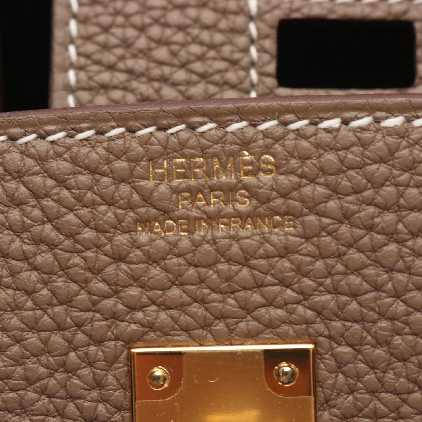 Hermes Handbag Birkin 25 Etoupe — view 4