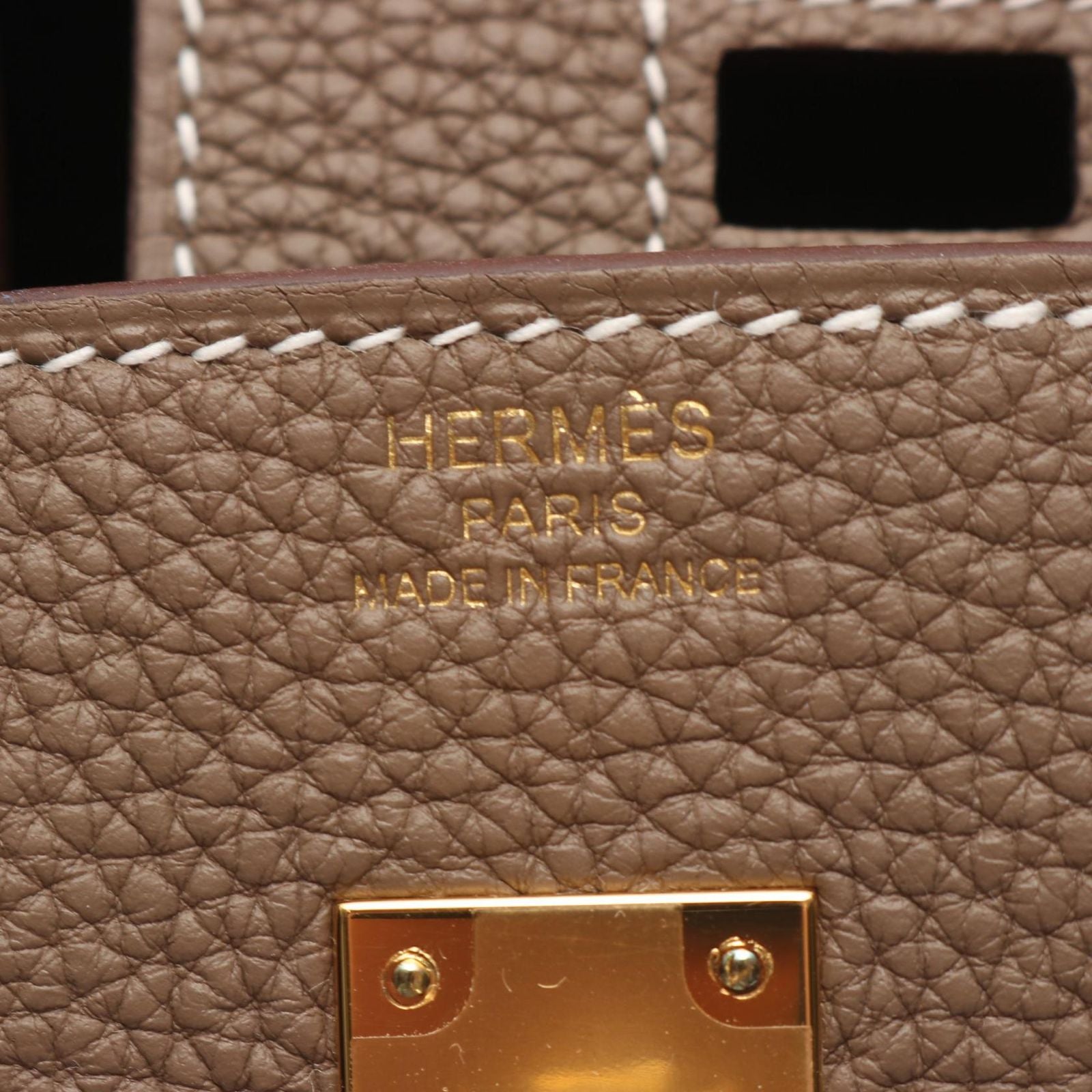 Hermes Handbag Birkin 25 Etoupe — view 4