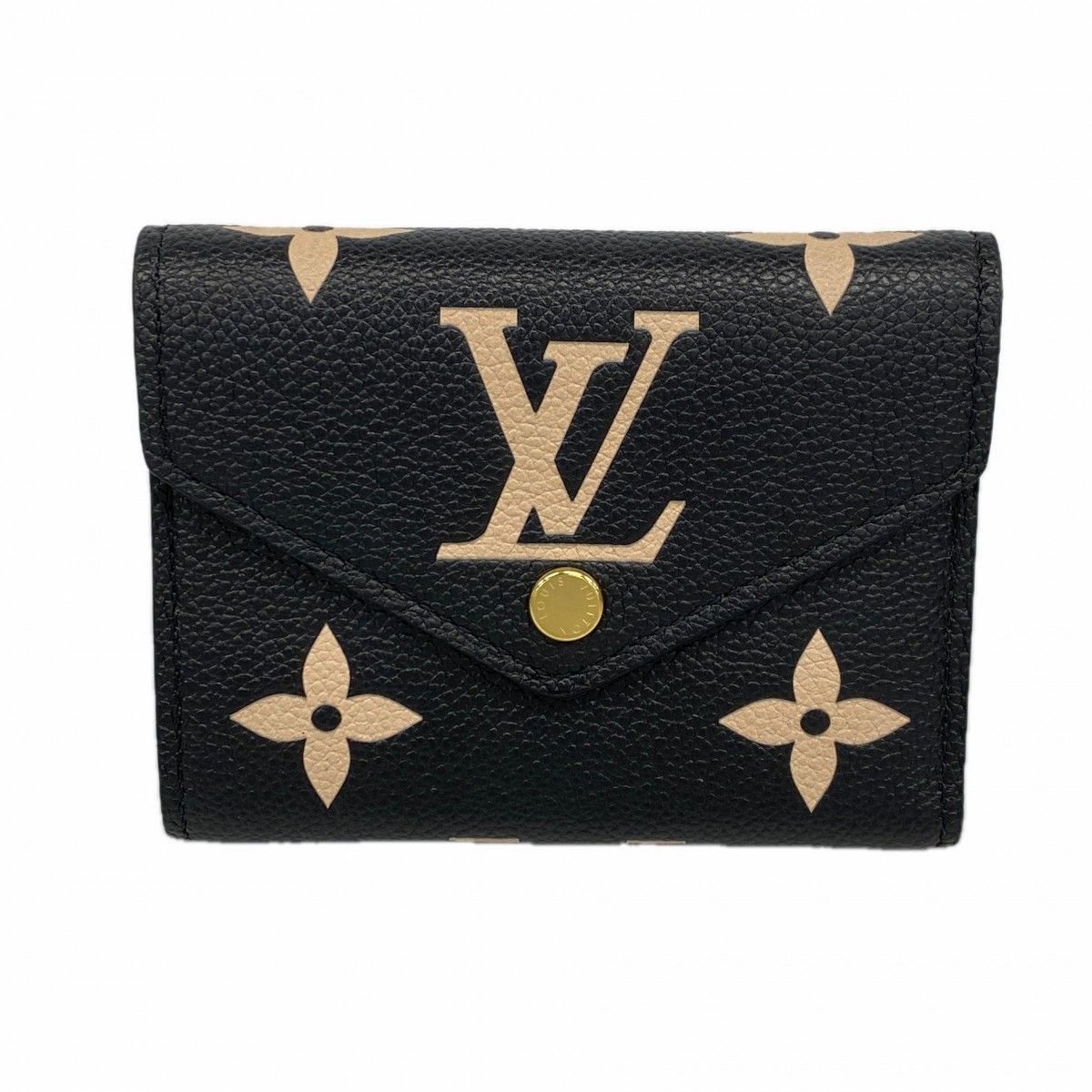 Louis Vuitton Trifold Wallet Monogram Empreinte Bicolor Portefeuille Victorine