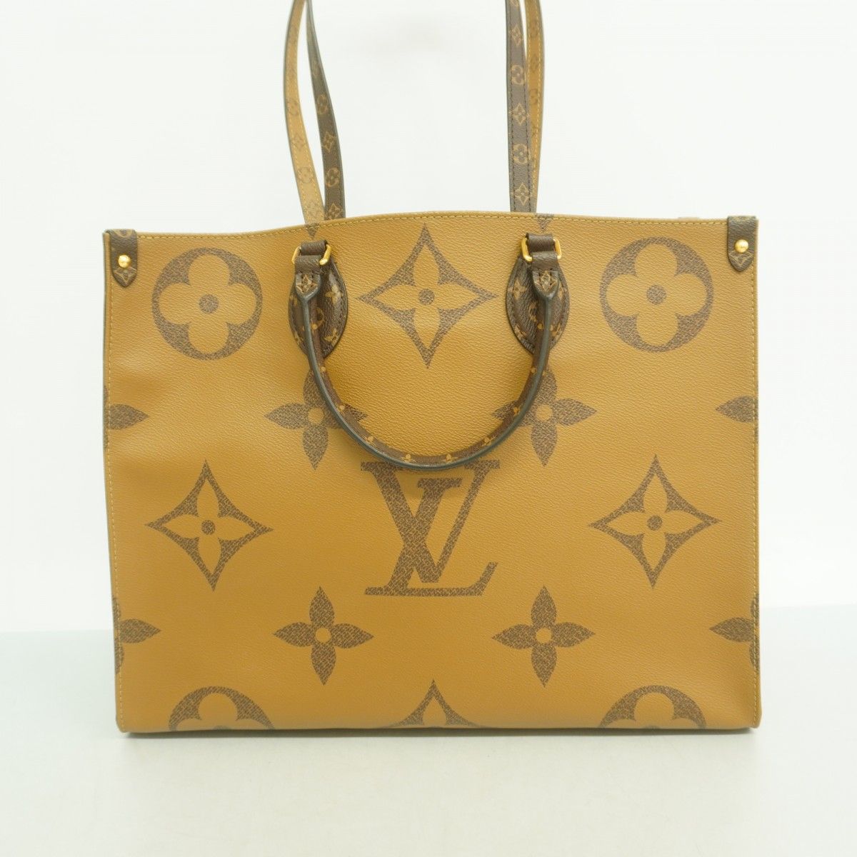 Louis Vuitton Tote Monogram Giant Reverse On The Go GM Brown 2-Way — view 9