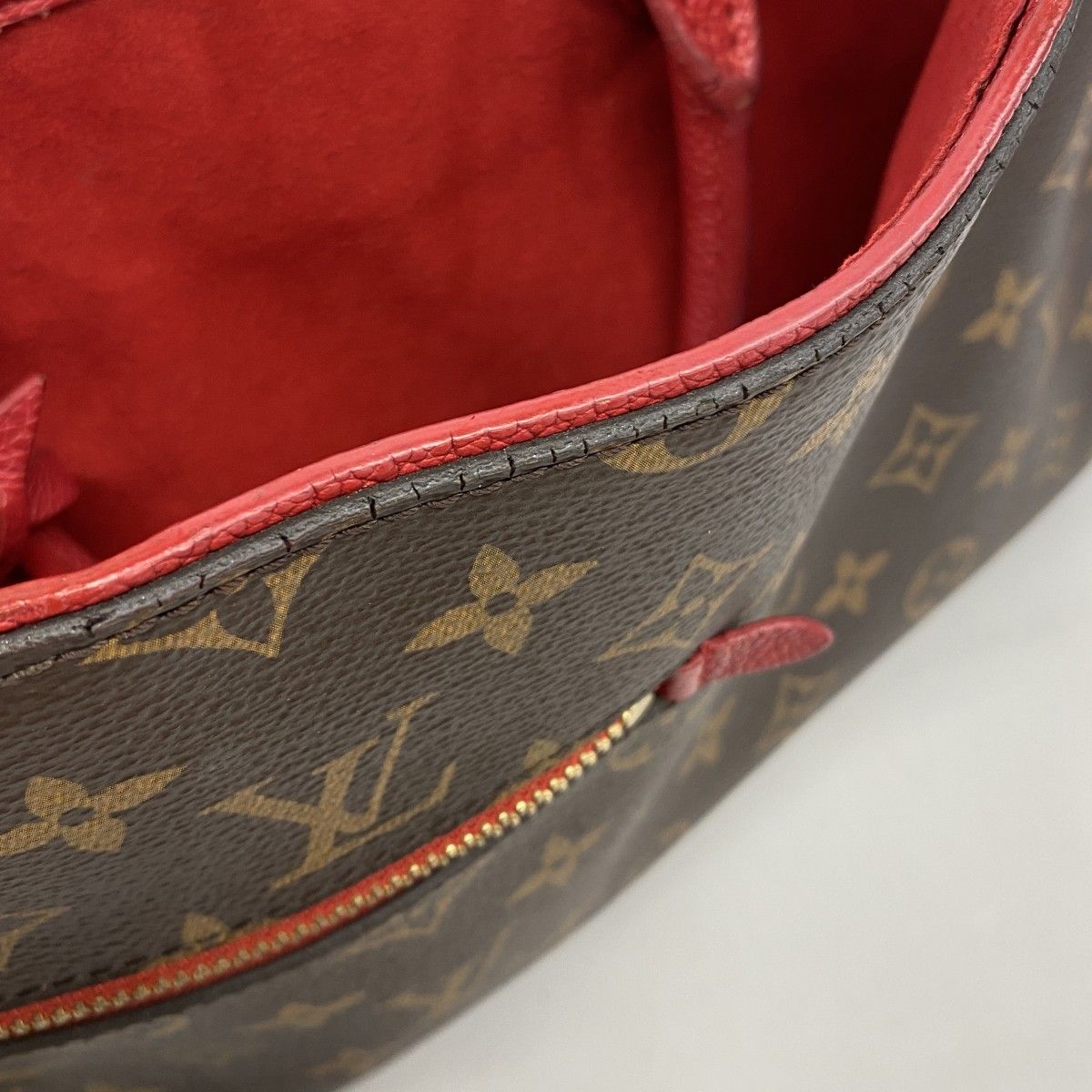 Louis Vuitton Handbag Monogram Popincourt PM Rouge 2-Way Bag — view 6