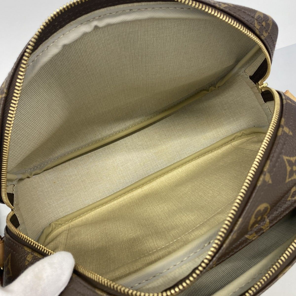 Louis Vuitton Shoulder Bag Monogram Reporter PM Brown — view 6