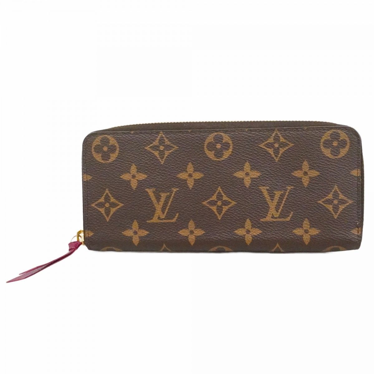 Louis Vuitton Wallet Monogram Portefeuille Clemence Fuchsia Pink