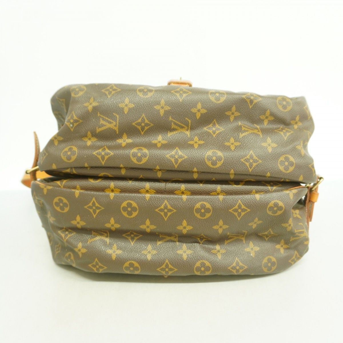 Louis Vuitton Shoulder Bag Monogram Saumur 35 Brown — view 3