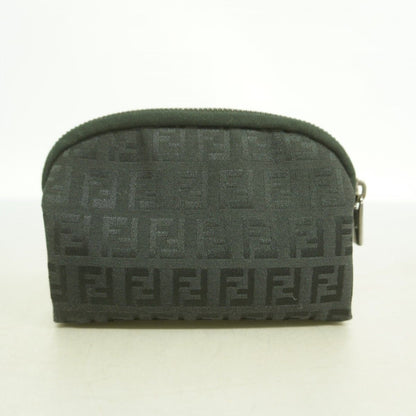 Fendi Pouch Zucchino Nylon Canvas Black Silver — view 9