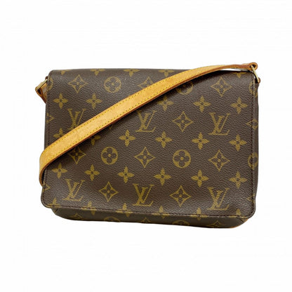 Louis Vuitton Shoulder Bag Monogram Musette Tango Short Strap Brown