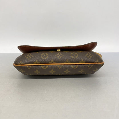 Louis Vuitton Shoulder Bag Monogram Musette Tango Short Strap Brown — view 3