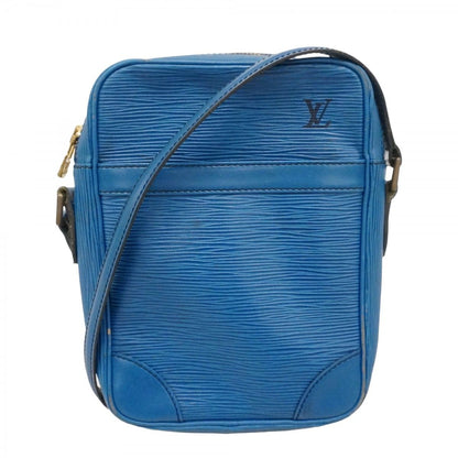 Louis Vuitton Shoulder Bag Epi Danube Toledo Blue