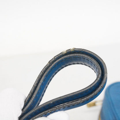 Louis Vuitton Shoulder Bag Epi Danube Toledo Blue — view 9