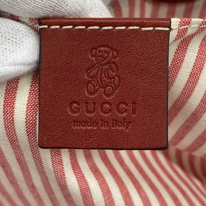 Gucci Handbag GG Canvas Bamboo Beige Red Silver — view 5