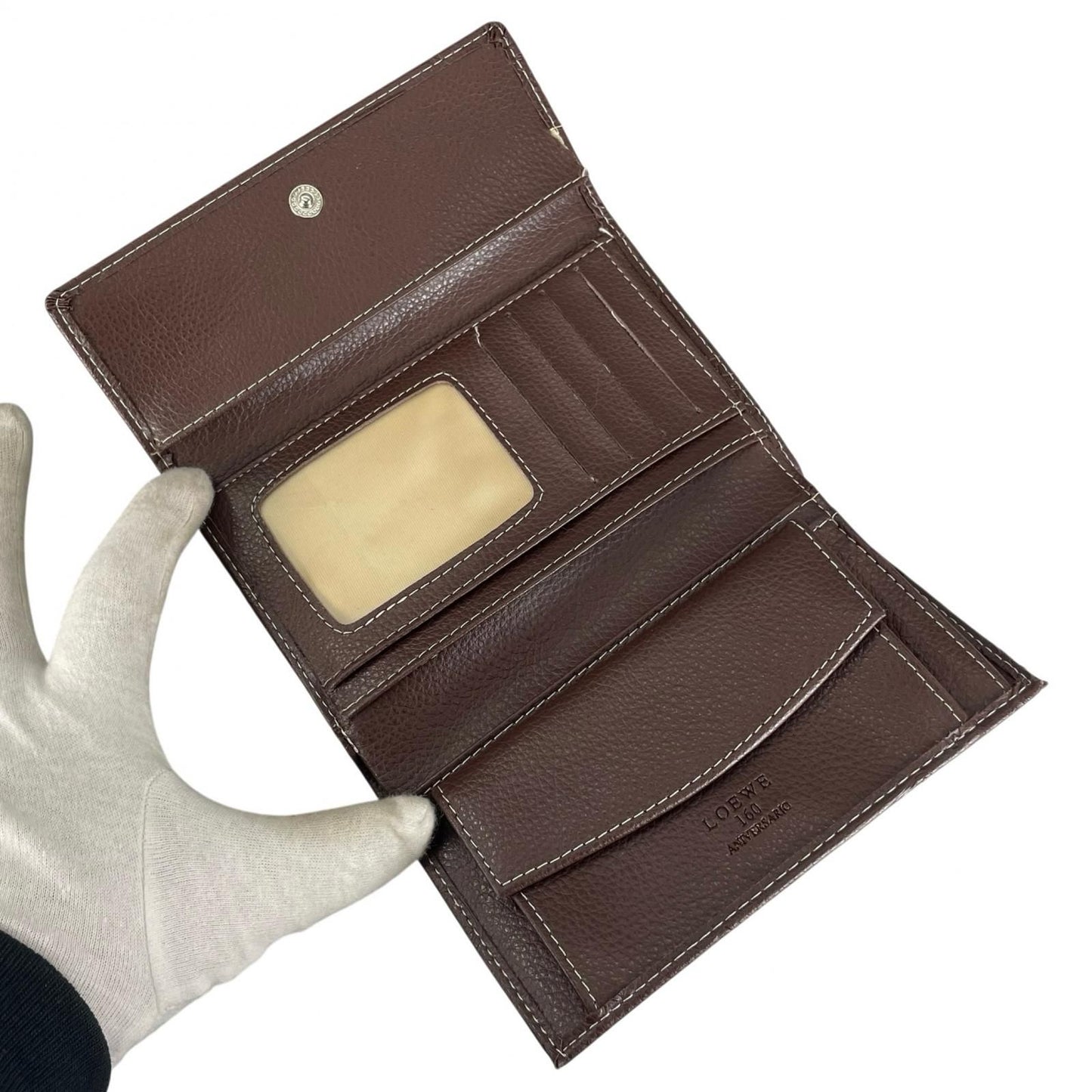 Loewe Wallet Leather Brown — view 7